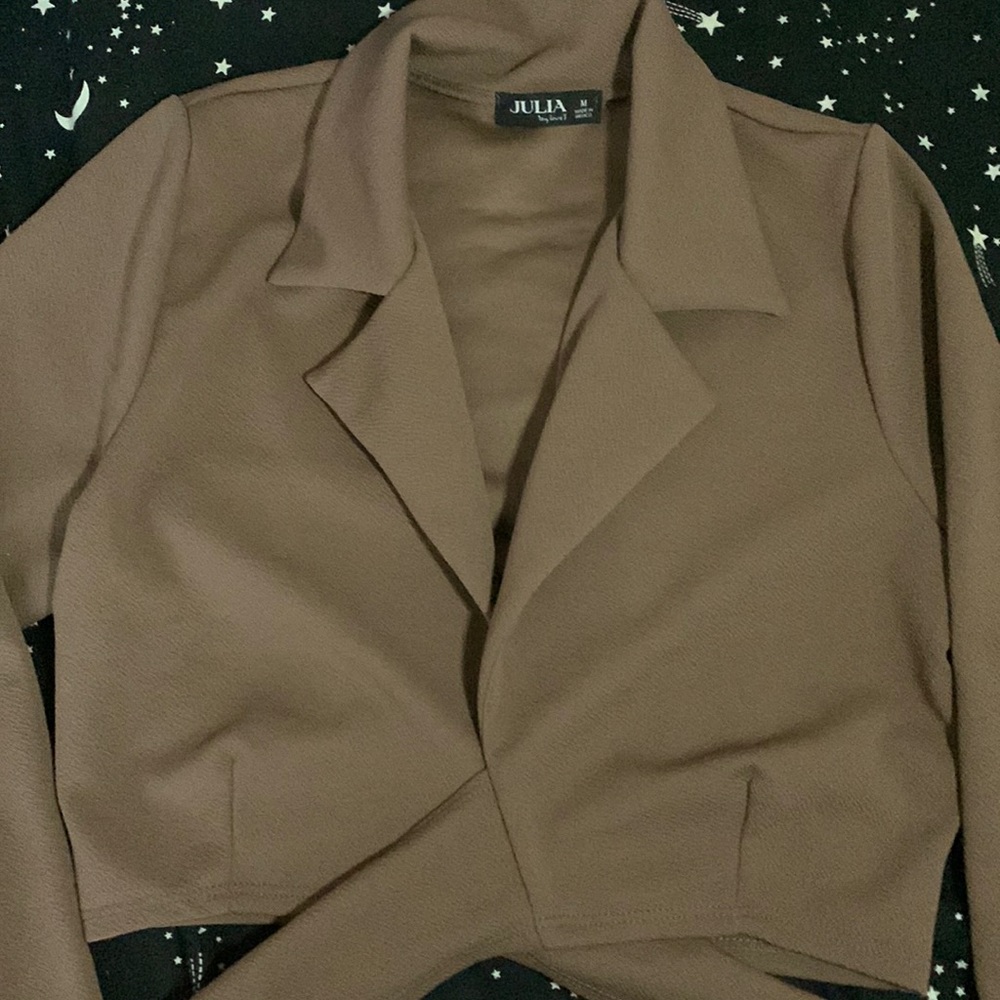 Top,jacket, brown, classic
